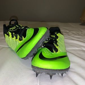 Neon Green Nike Track Spikes